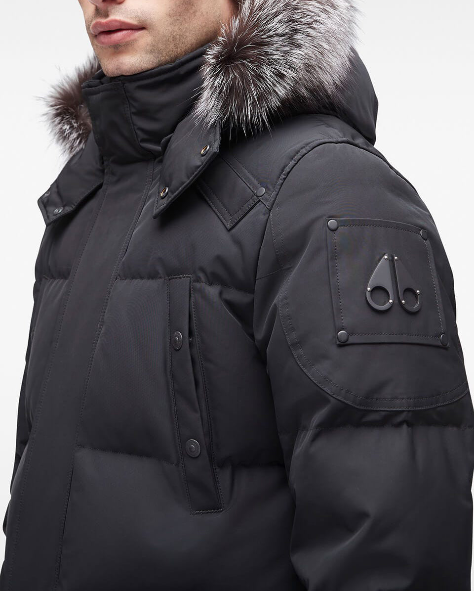 Moose Knuckles Men's Onyx Big Ridge Parka Black