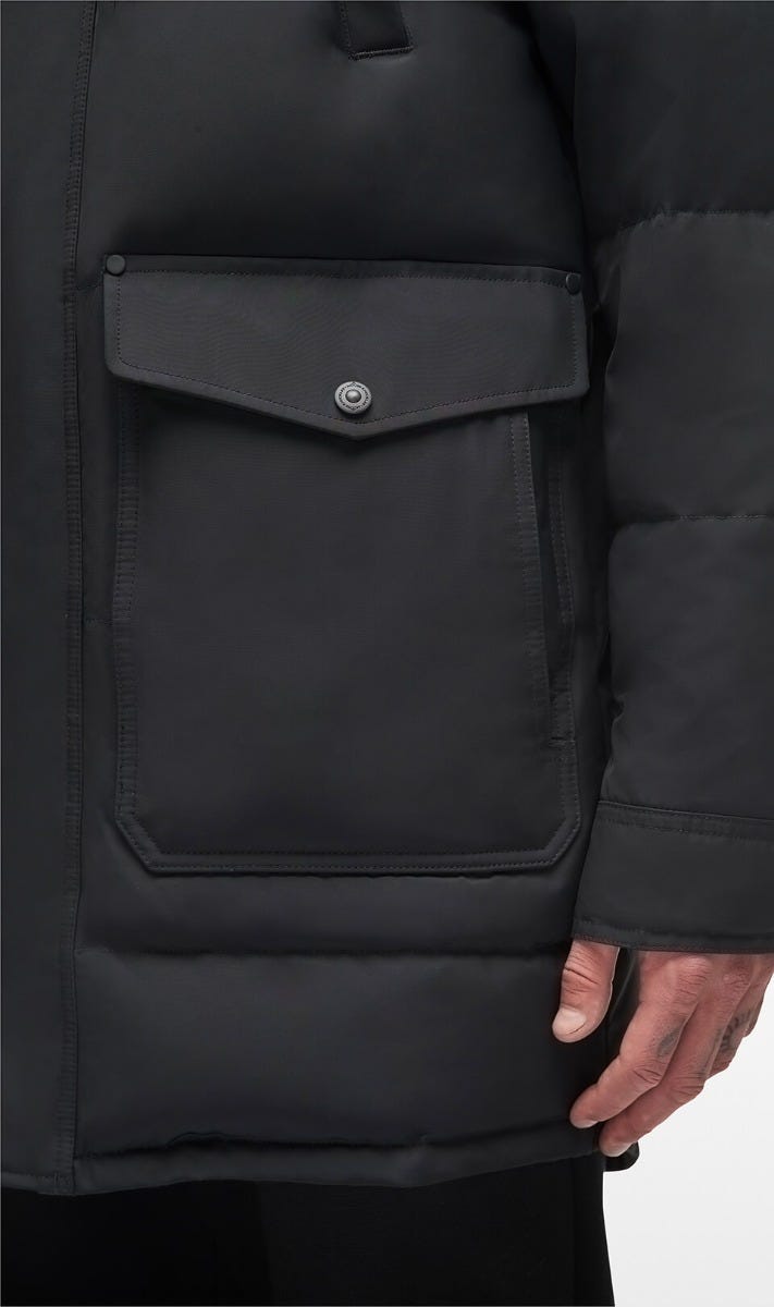Moose Knuckles Men's Onyx Big Ridge Parka Black