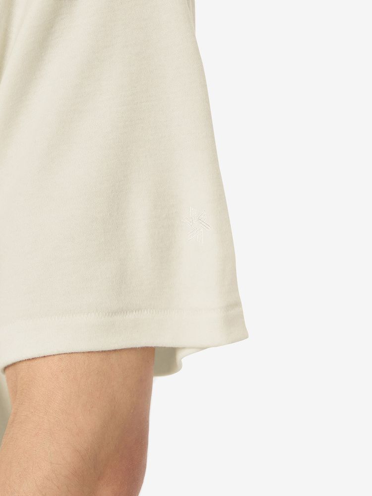Goldwin Cotton Covered Yarn Smooth Tee Shirt Black