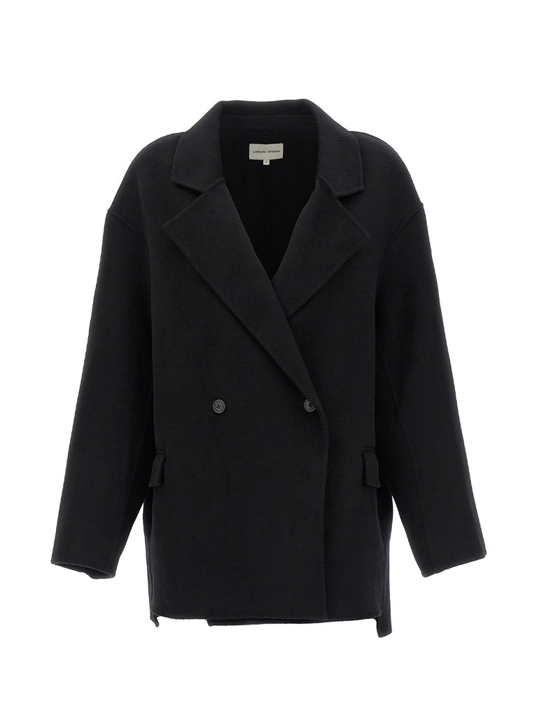 Loulou Studio Lina Wool-Cashmere Blazer Black