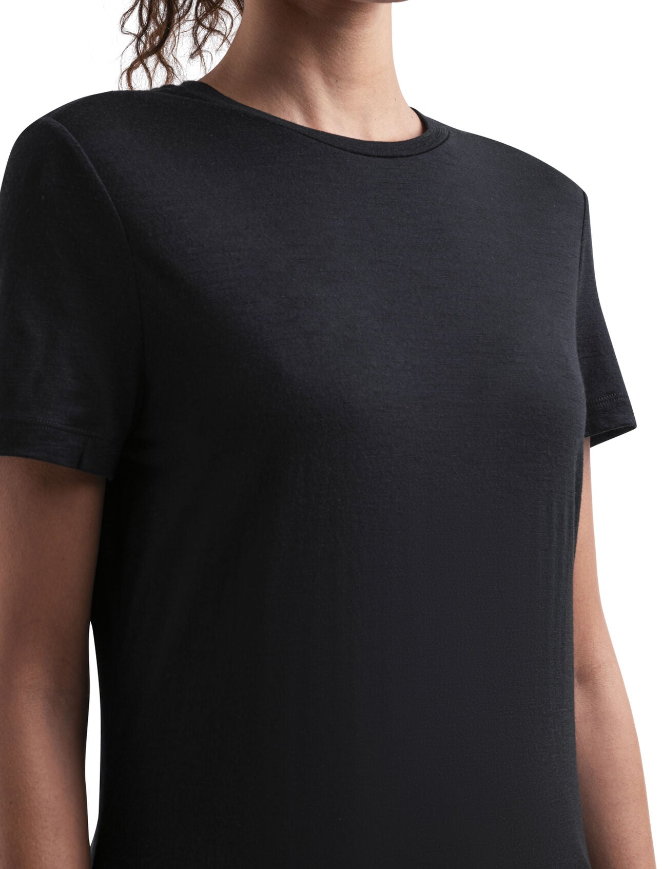 Icebreaker Women's Merino 150 Tech Lite Short Sleeve T-Shirt Black