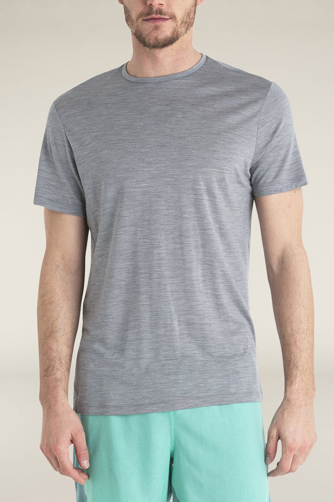 Icebreaker Men's Merino Blend 125 Cool-Lite™ Sphere Short Sleeve T-Shirt Metro Heather