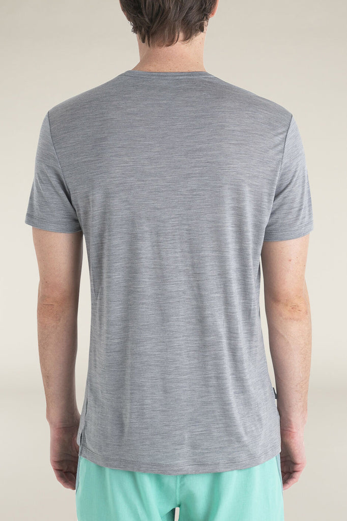 Icebreaker Men's Merino Blend 125 Cool-Lite™ Sphere Short Sleeve T-Shirt Metro Heather