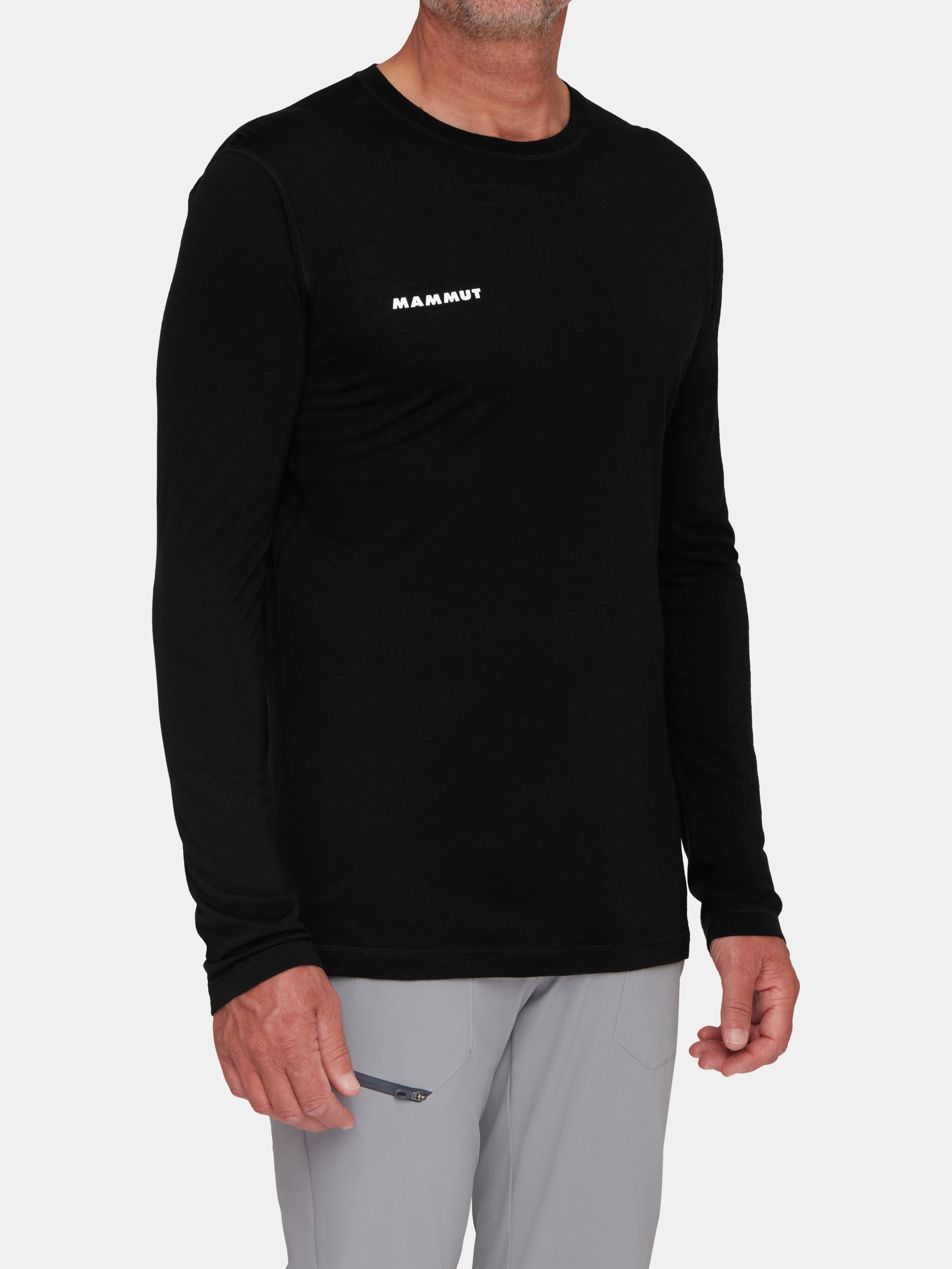 Mammut Tree Wool FL Longsleeve Men Black