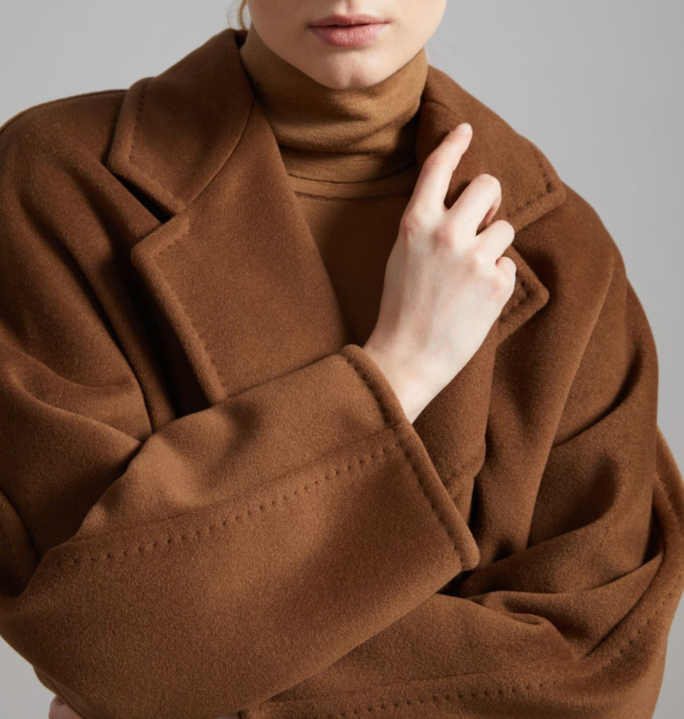 Max Mara 101801 Coat Caramel