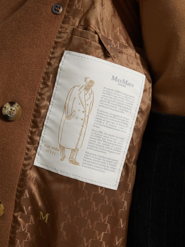 Max Mara 101801 Coat Caramel