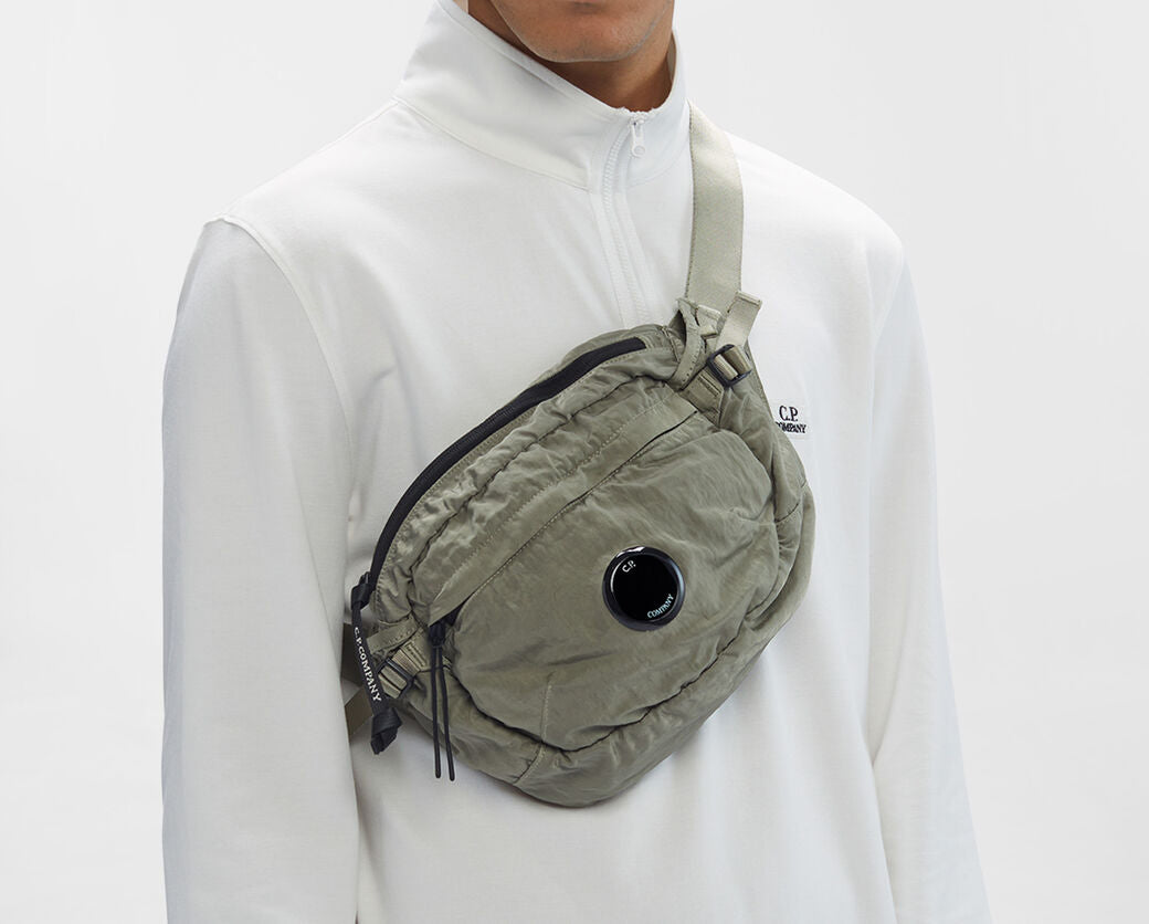 CP Company Nylon B Crossbody Bag Sage Green