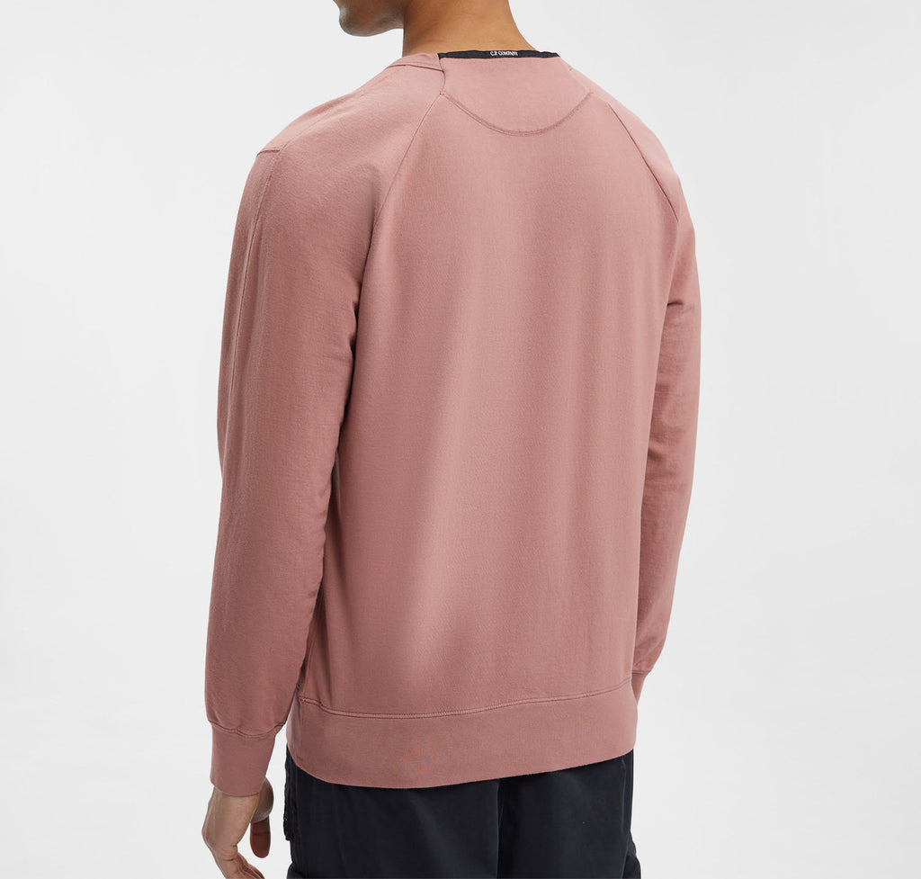 CP Company Light Fleece Sweatshirt Pink