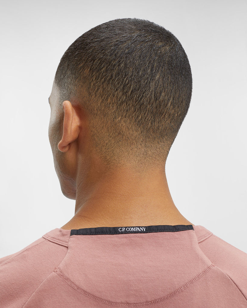 CP Company Light Fleece Sweatshirt Pink