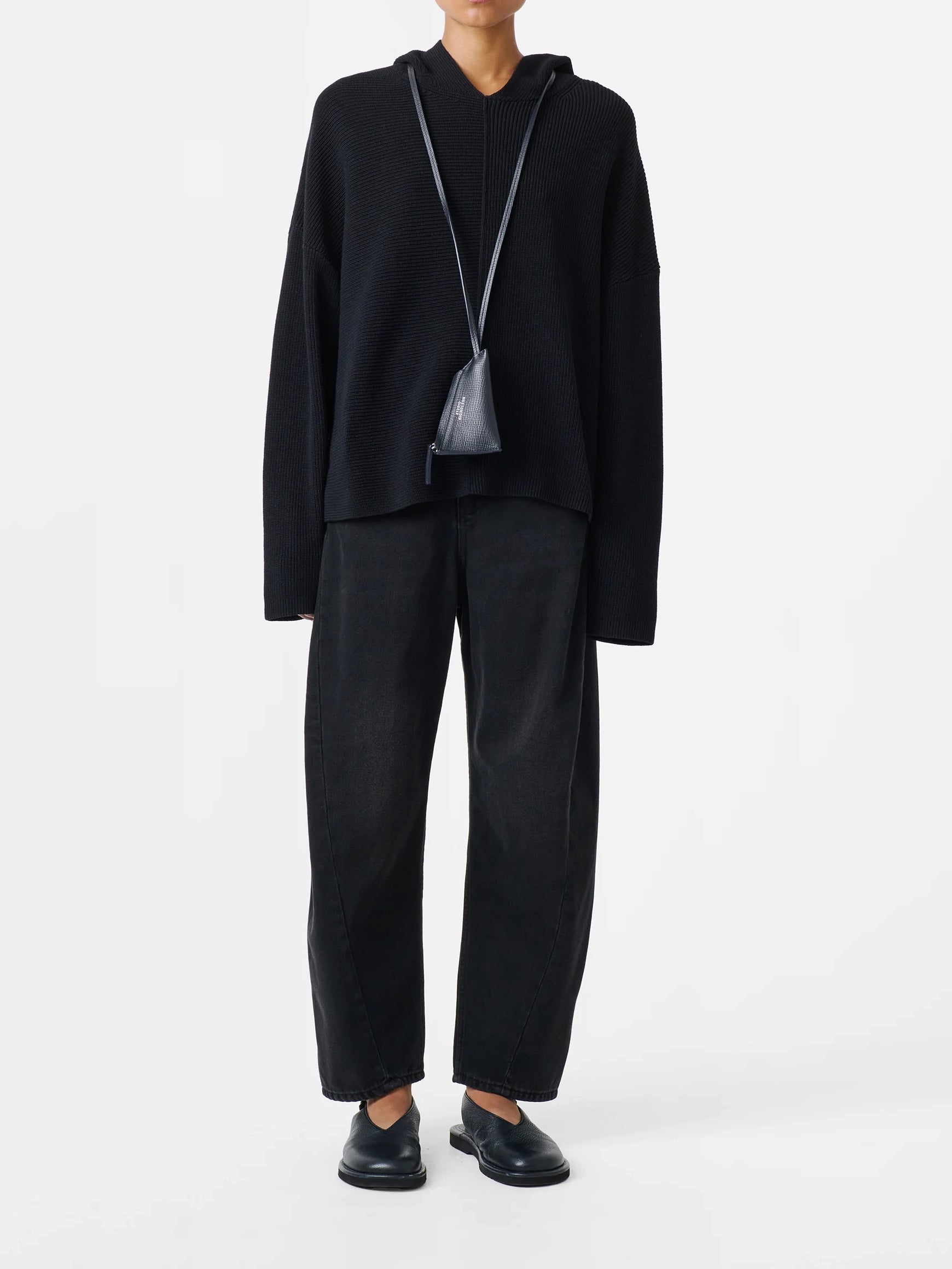 Studio Nicolson Akerman Denim Pant Washed Black
