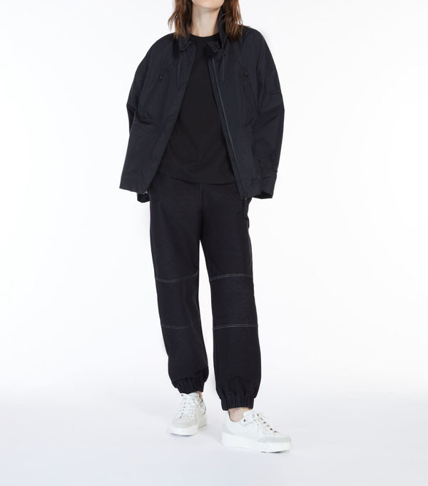 Max Mara Leisure Fastoso 3-layer Technical Canvas Jacket Black