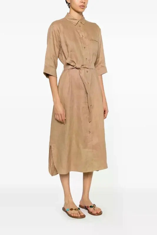 Max Mara Salute Dress Light Camel
