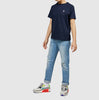 Psycho Bunny Kids Classic Crew Neck Tee Navy