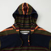 White Mountaineering Multi Stripe Hoodie Navy