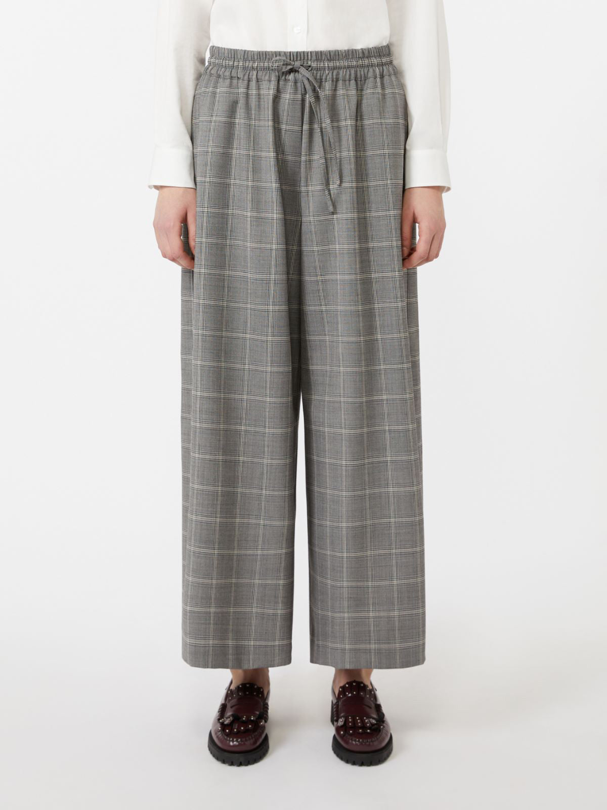Max Mara Luigi Wool Trousers Medium Grey