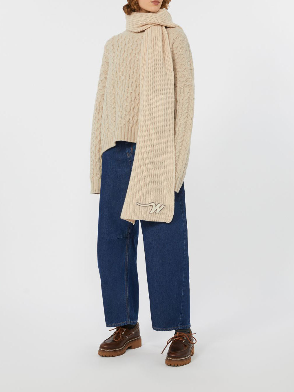 Max Mara Douglas Cotton Denim Navy