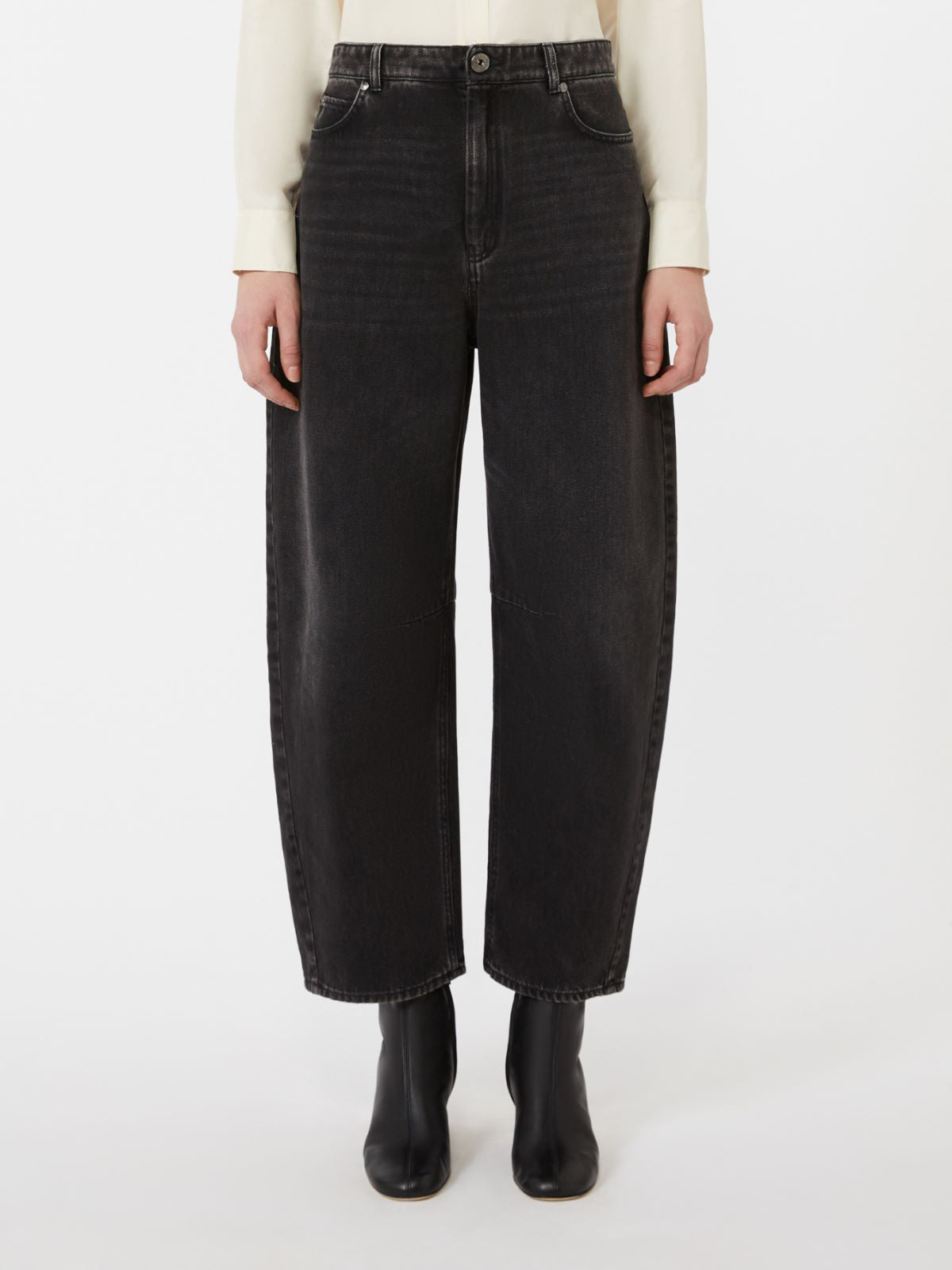 Max Mara Douglas Cotton Denim Black