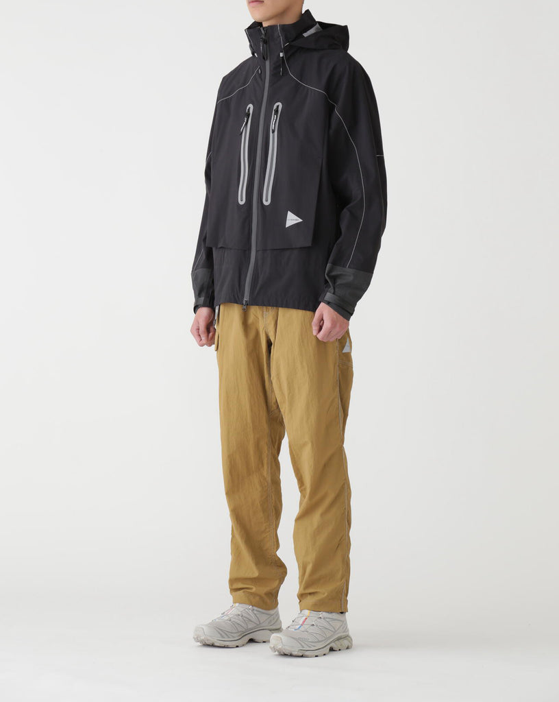 And Wander Pertex Shield Rain Jacket Black