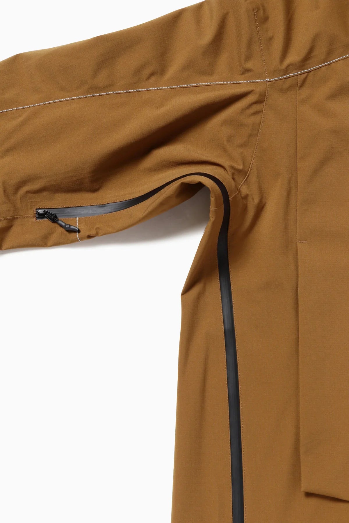 And Wander Pertex Shield Rain Jacket Brown