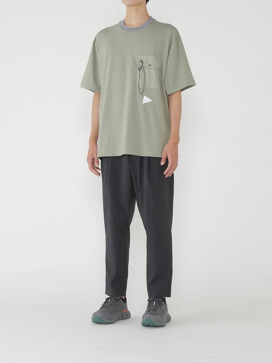 And Wander UV-cut Stretch Pants Black