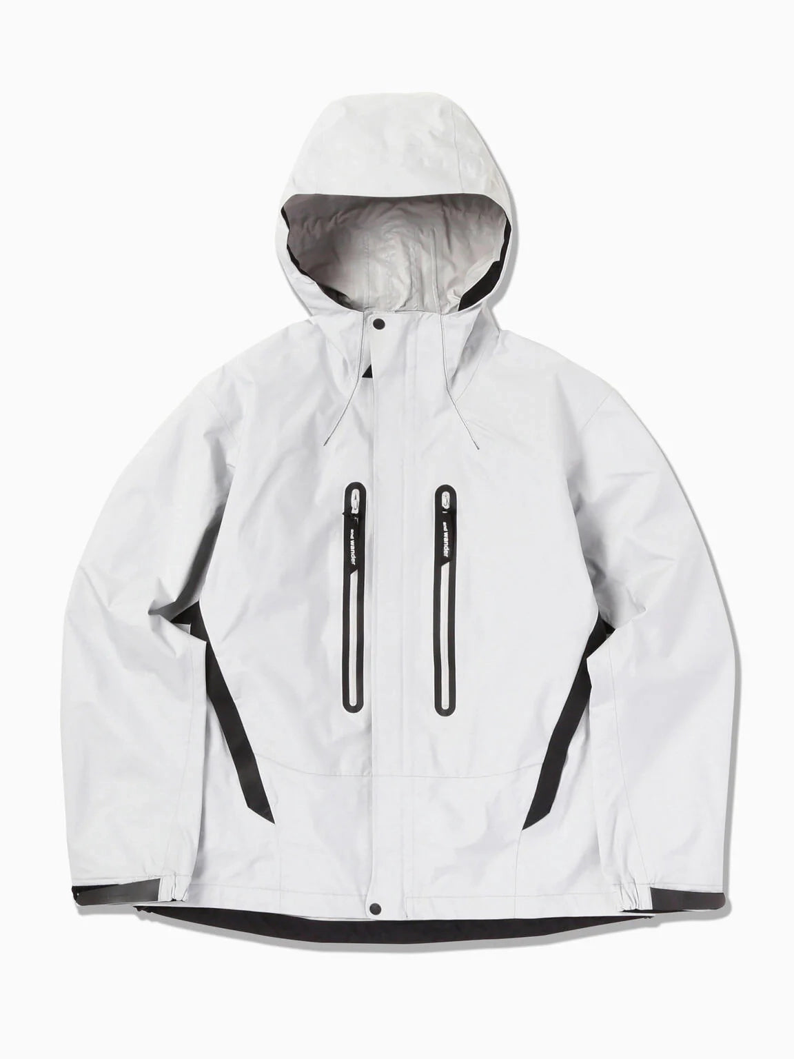 And Wander 2.5L Hiker Rain Jacket Lt Gray