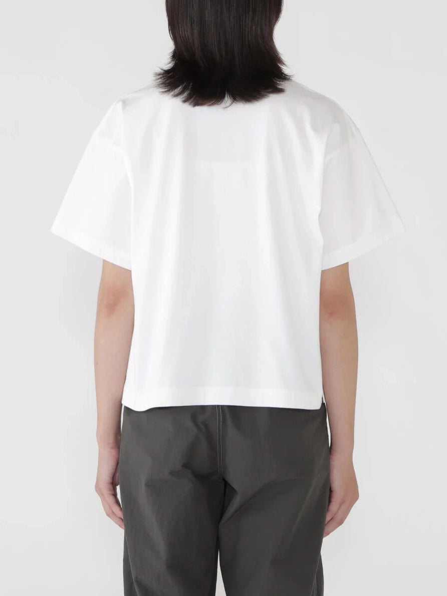 And Wander Pocket T Off White