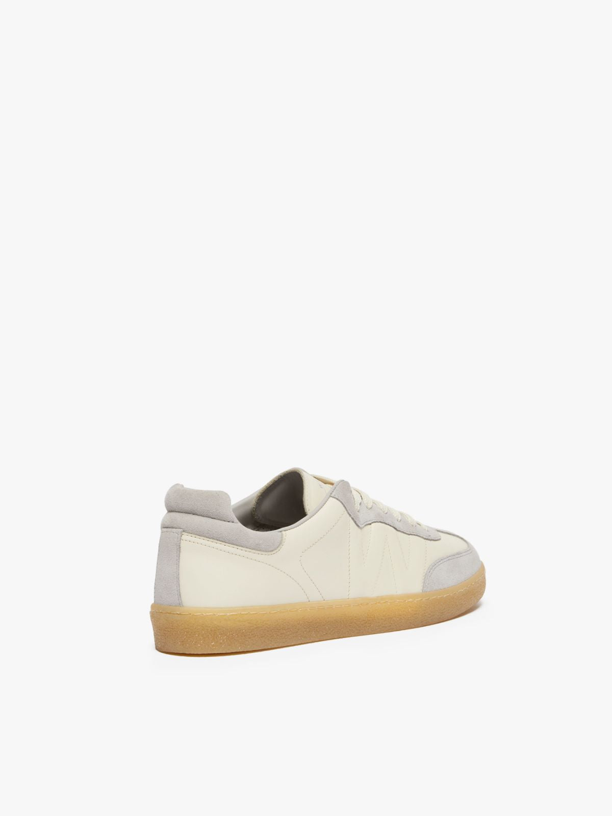 Max Mara Pacobicolor Suede Sneaker Ivory/Grey