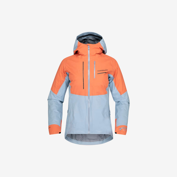 Norrona Senja Gore-Tex Active Jacket Flamingo/Blue Fog