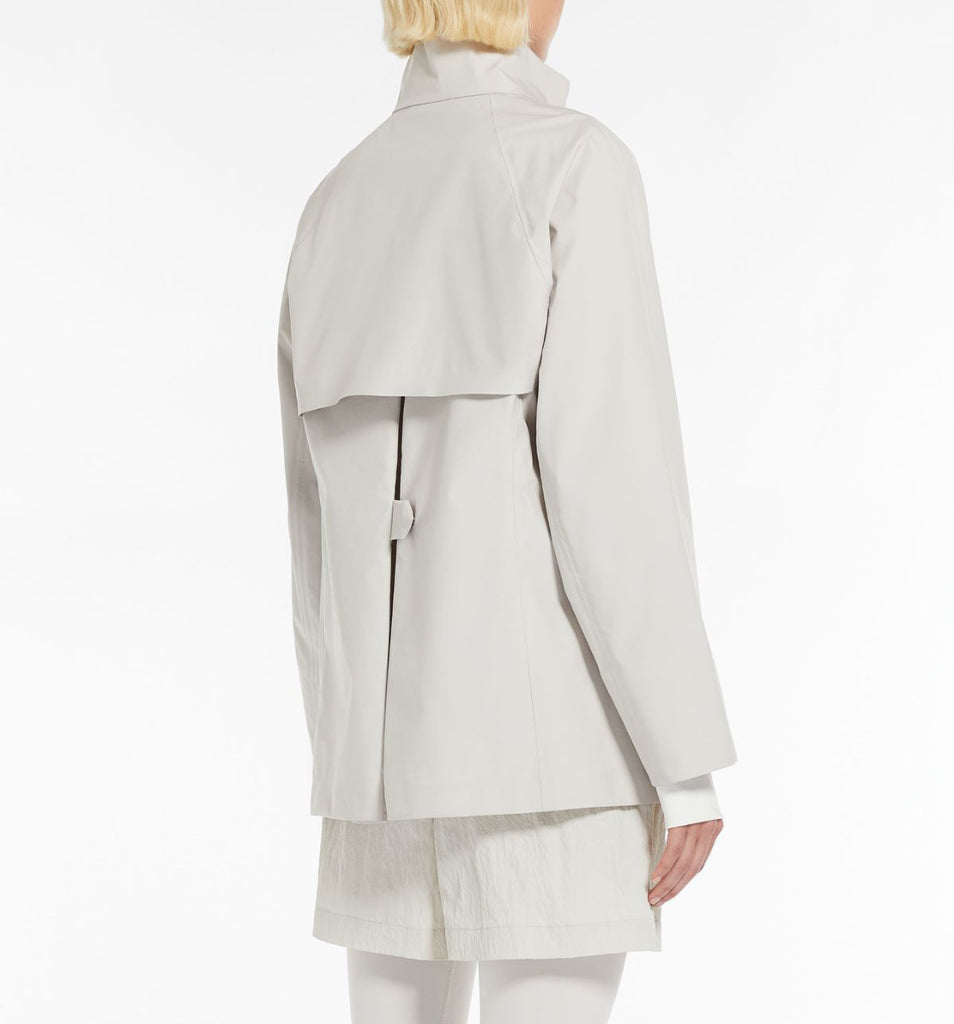 Max Mara Leisure Prater Rubber-Coated Canvas Jacket Stone