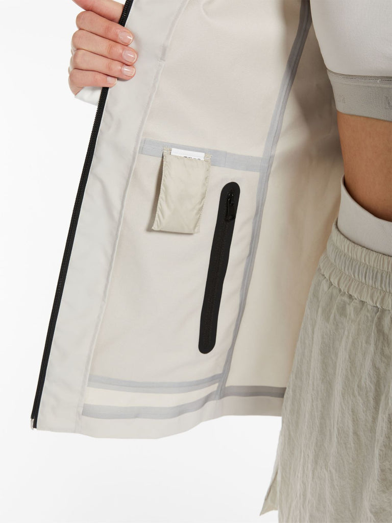 Max Mara Leisure Prater Rubber-Coated Canvas Jacket Stone