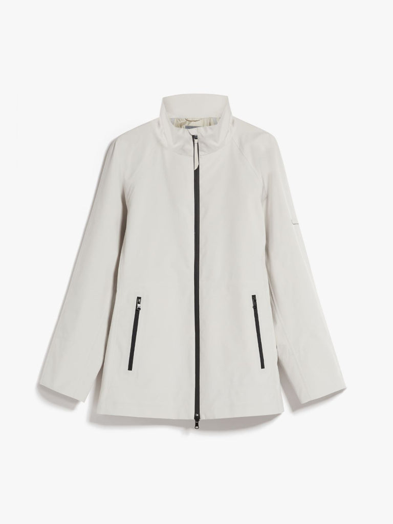 Max Mara Leisure Prater Rubber-Coated Canvas Jacket Stone