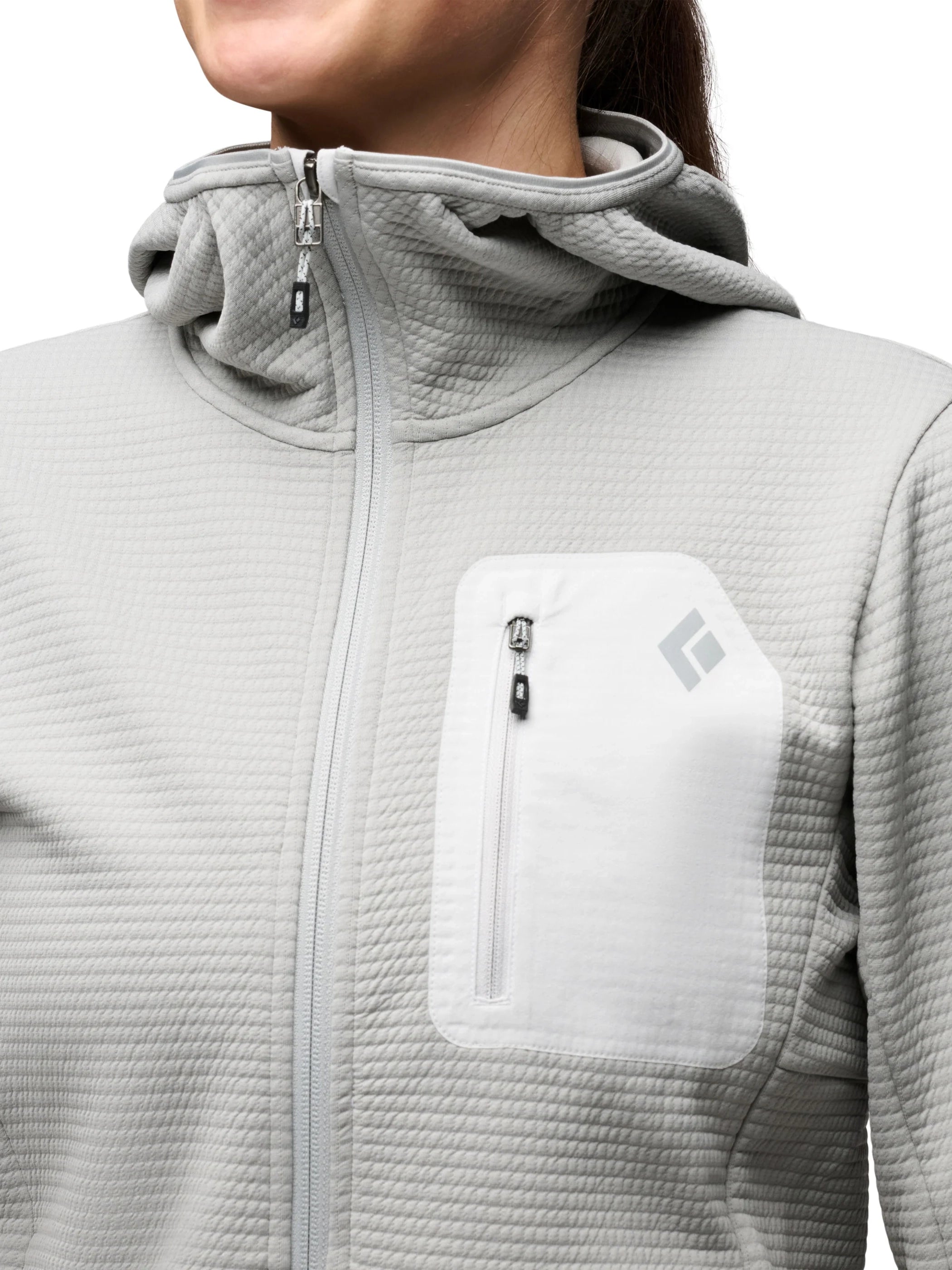 Black Diamond Women's Diverge Full Zip Hoody Pewter