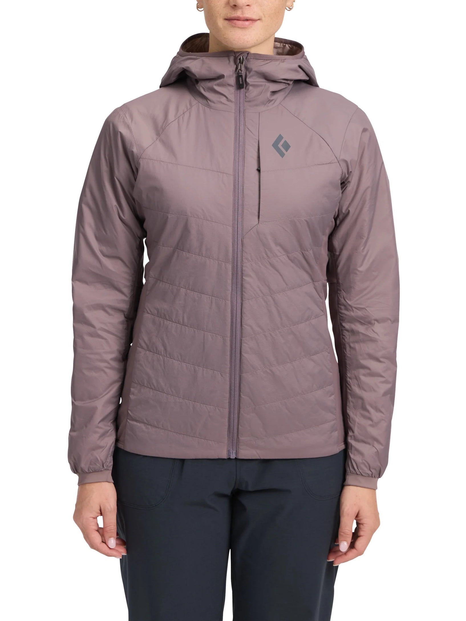 Black Diamond Women's Solution 1.0 Hoody Dark Mauve