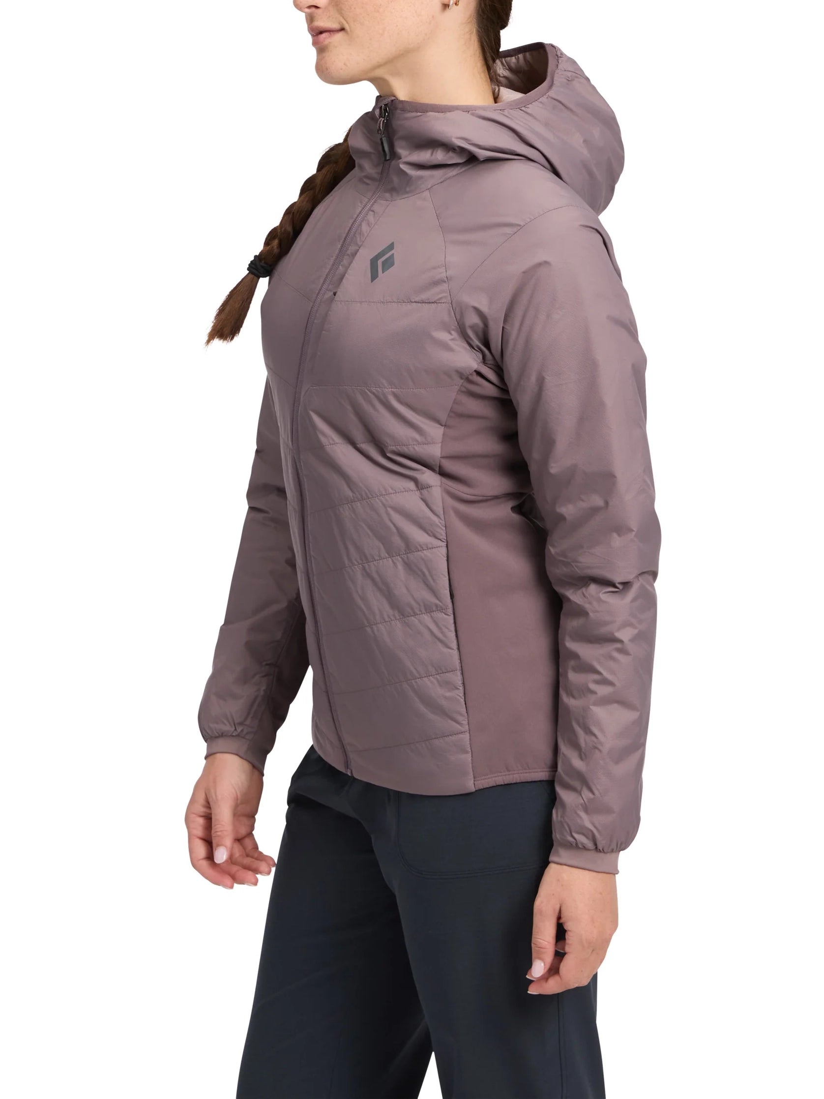 Black Diamond Women's Solution 1.0 Hoody Dark Mauve