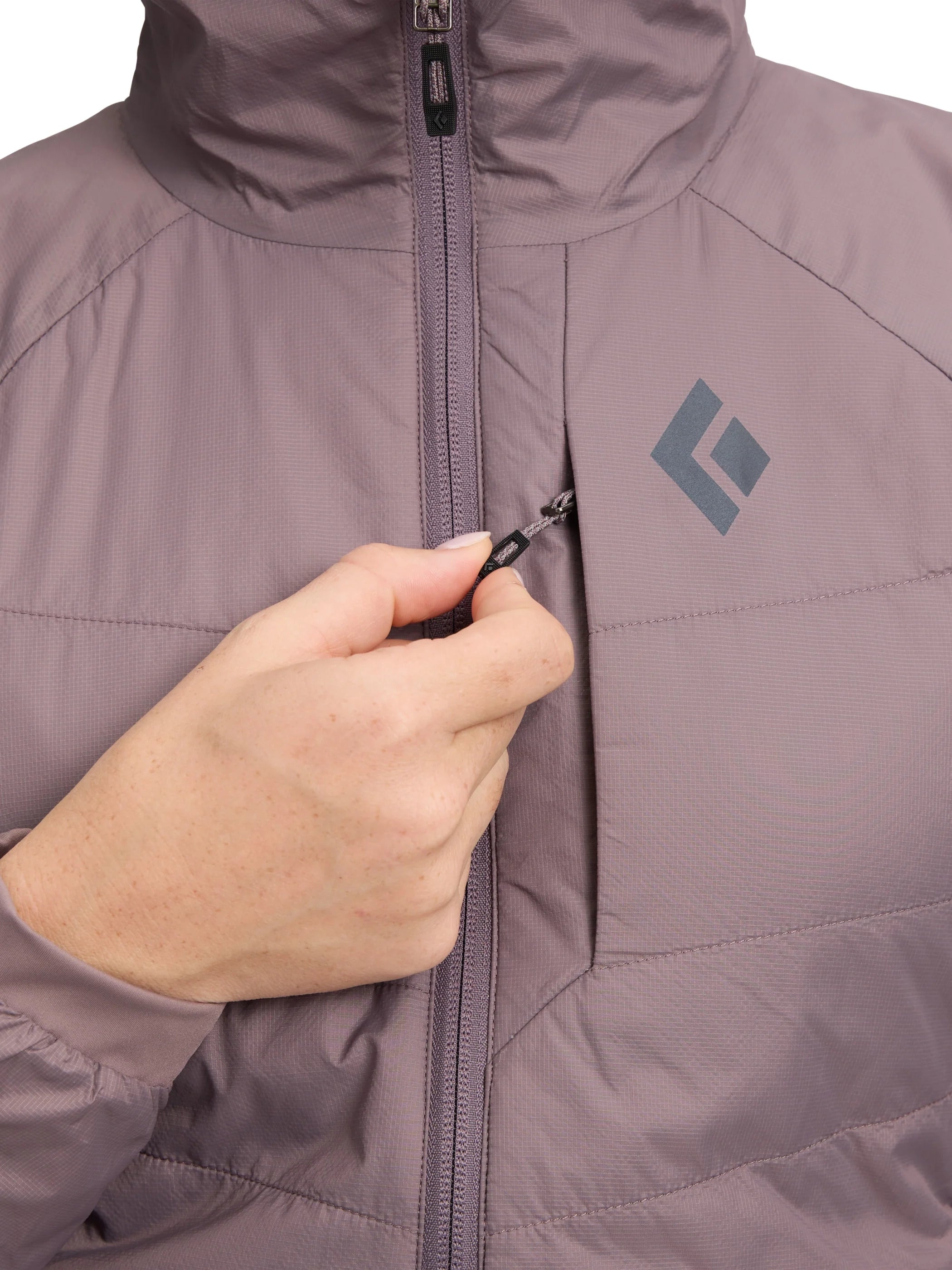 Black Diamond Women's Solution 1.0 Hoody Dark Mauve
