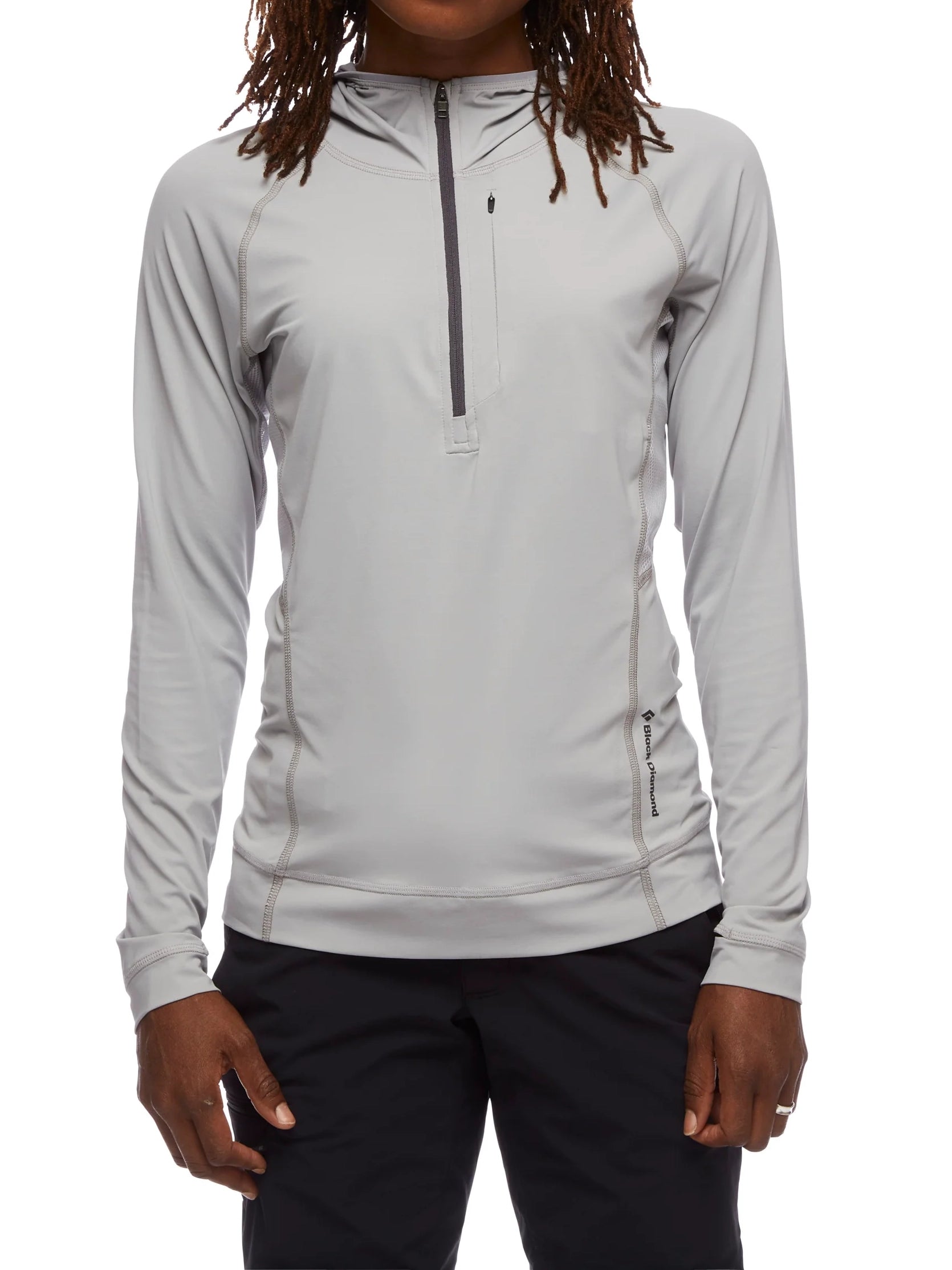 Black Diamond Women's Alpenglow Pro Hoody Pewter