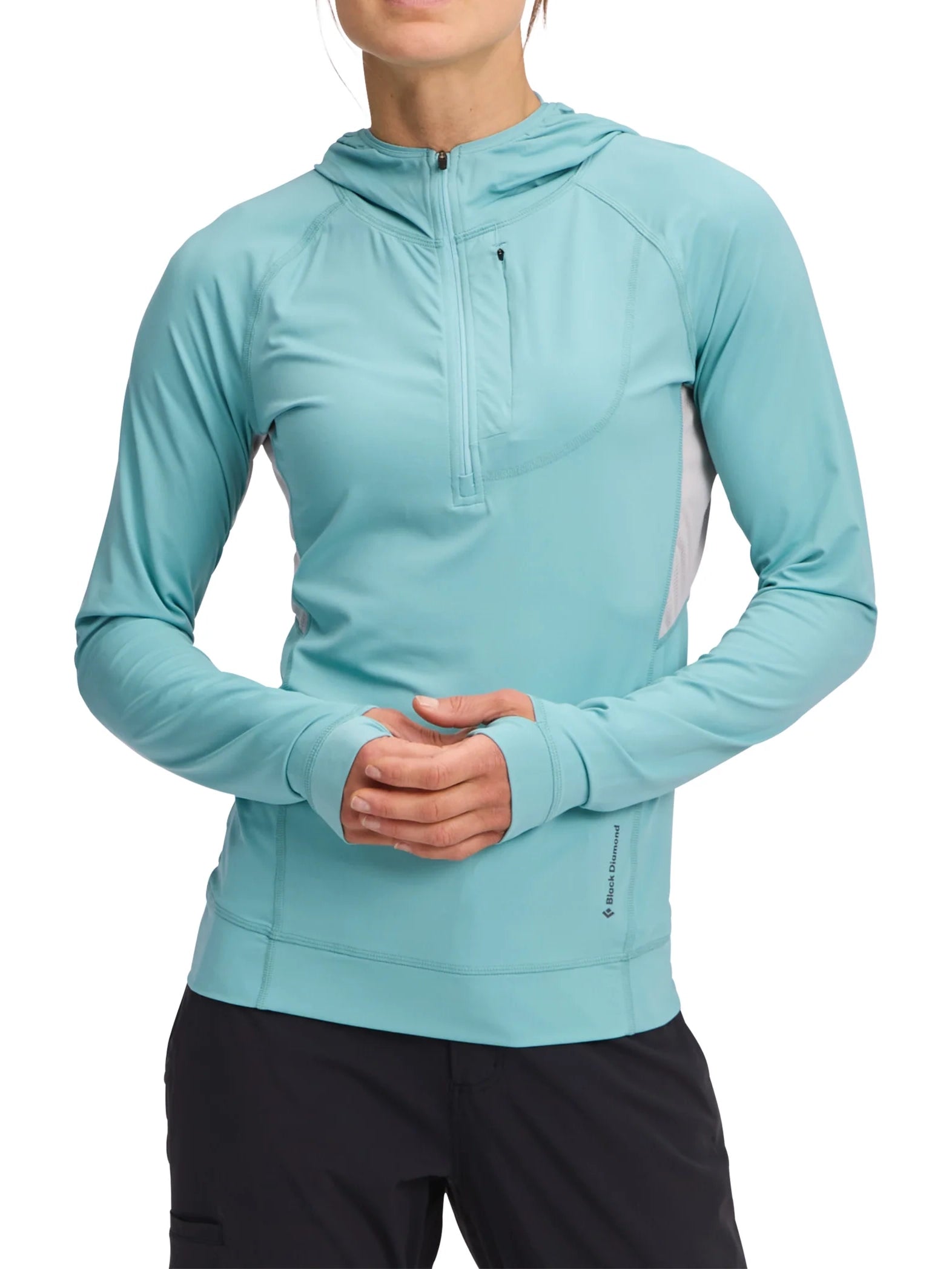 Black Diamond Women's Alpenglow Pro Hoody Glacier