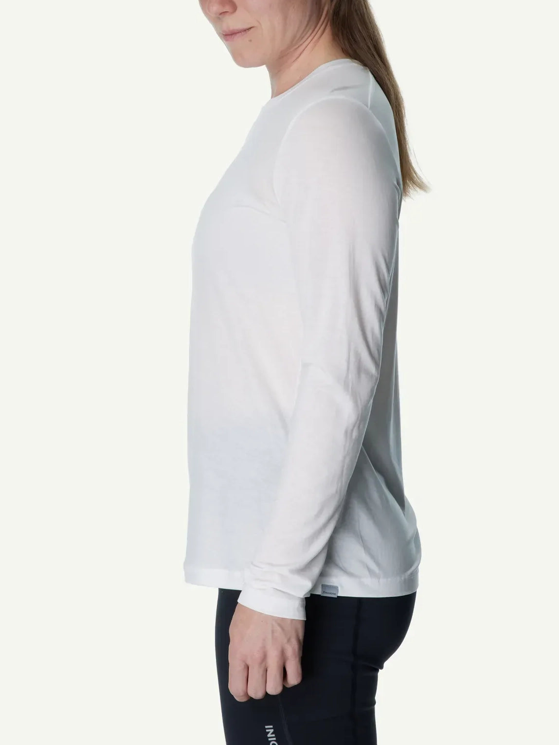 Houdini W's Tree LS Tee Sky Powderday White