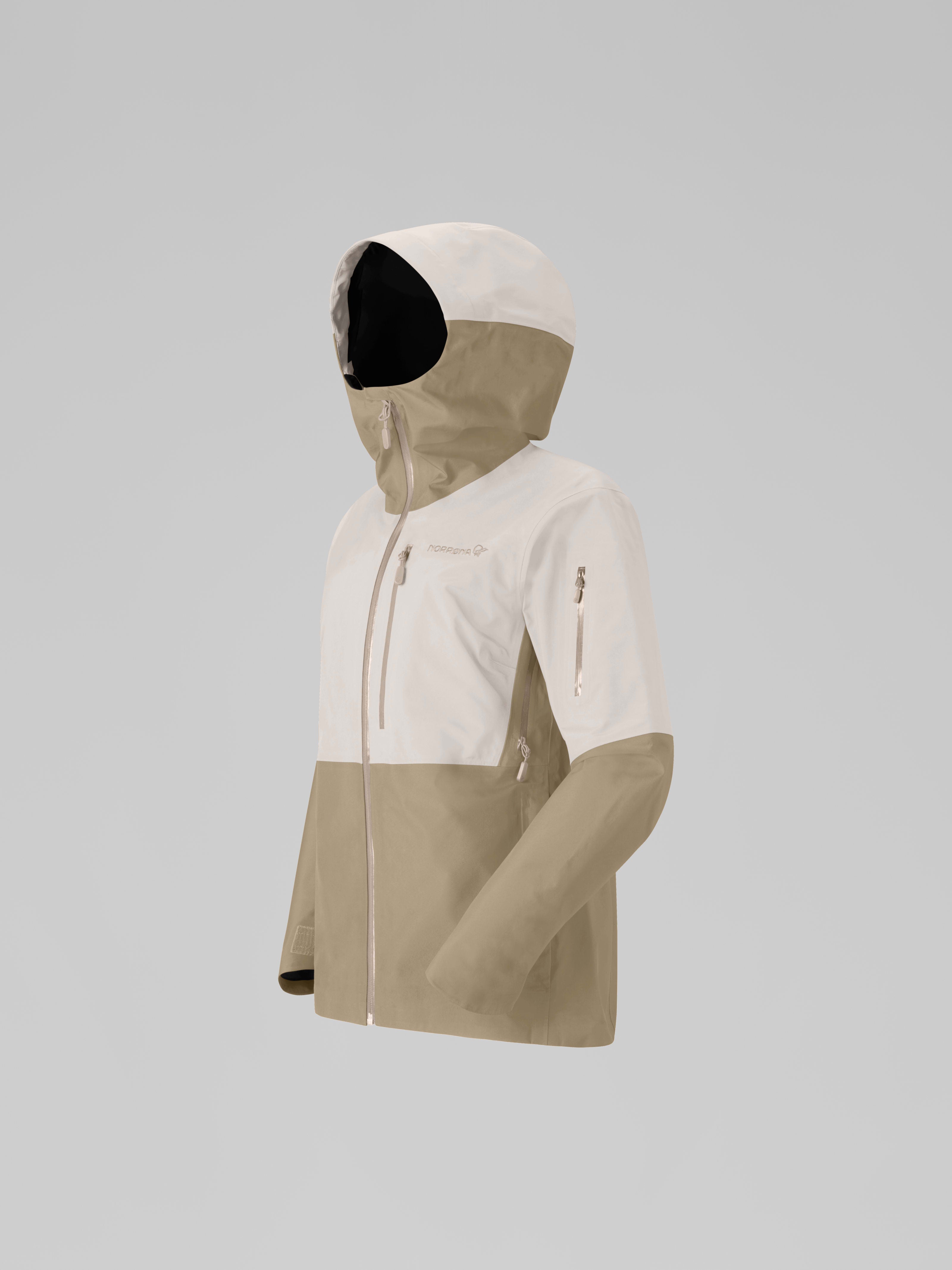Norrona Women's Lofoten Gore-Tex Jacket Oatmeal