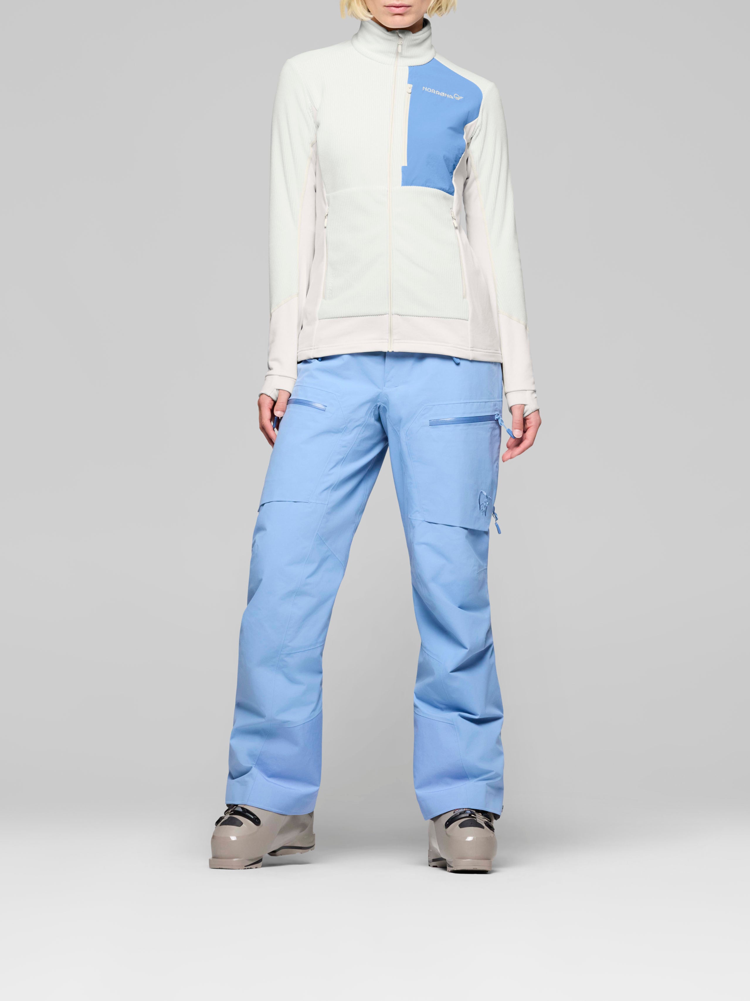 Norrona Women's Lofoten Warm2 Jacket Whisper White/Allure