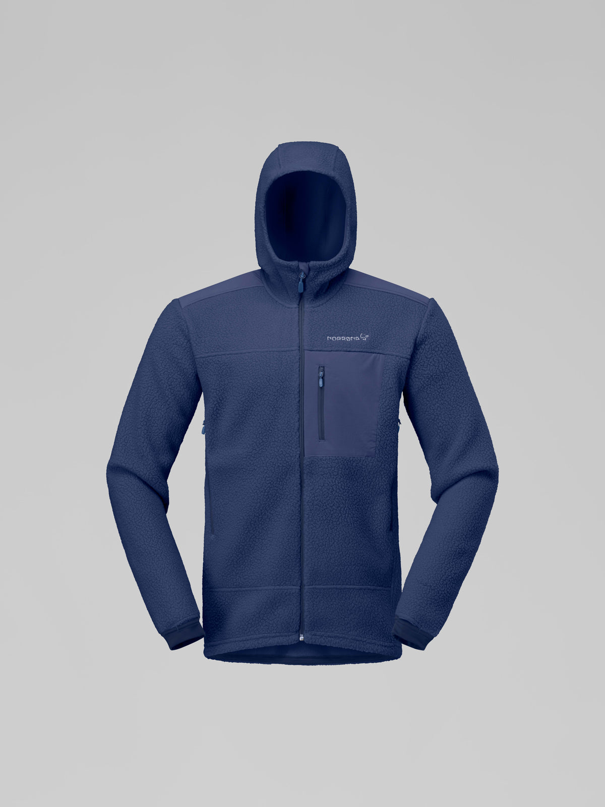 Norrona Men's Trollveggen Warm3 Zip Hood Indigo Night