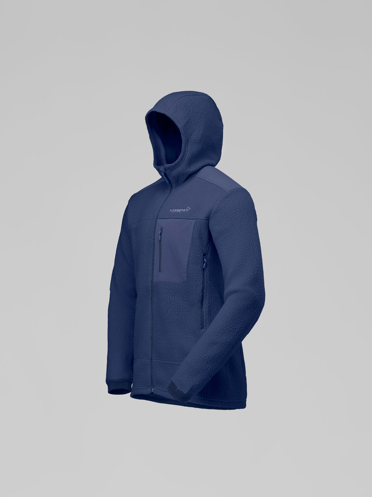 Norrona Men's Trollveggen Warm3 Zip Hood Indigo Night