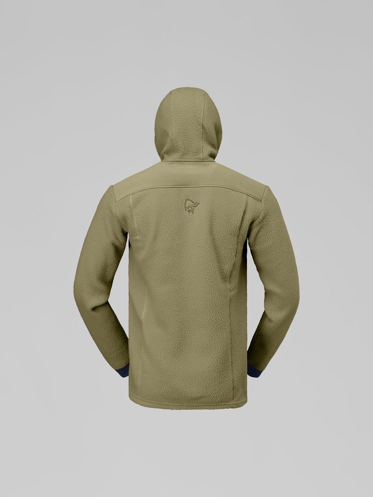 Norrona Men's Trollveggen Warm3 Zip Hood Deep Lichen Green