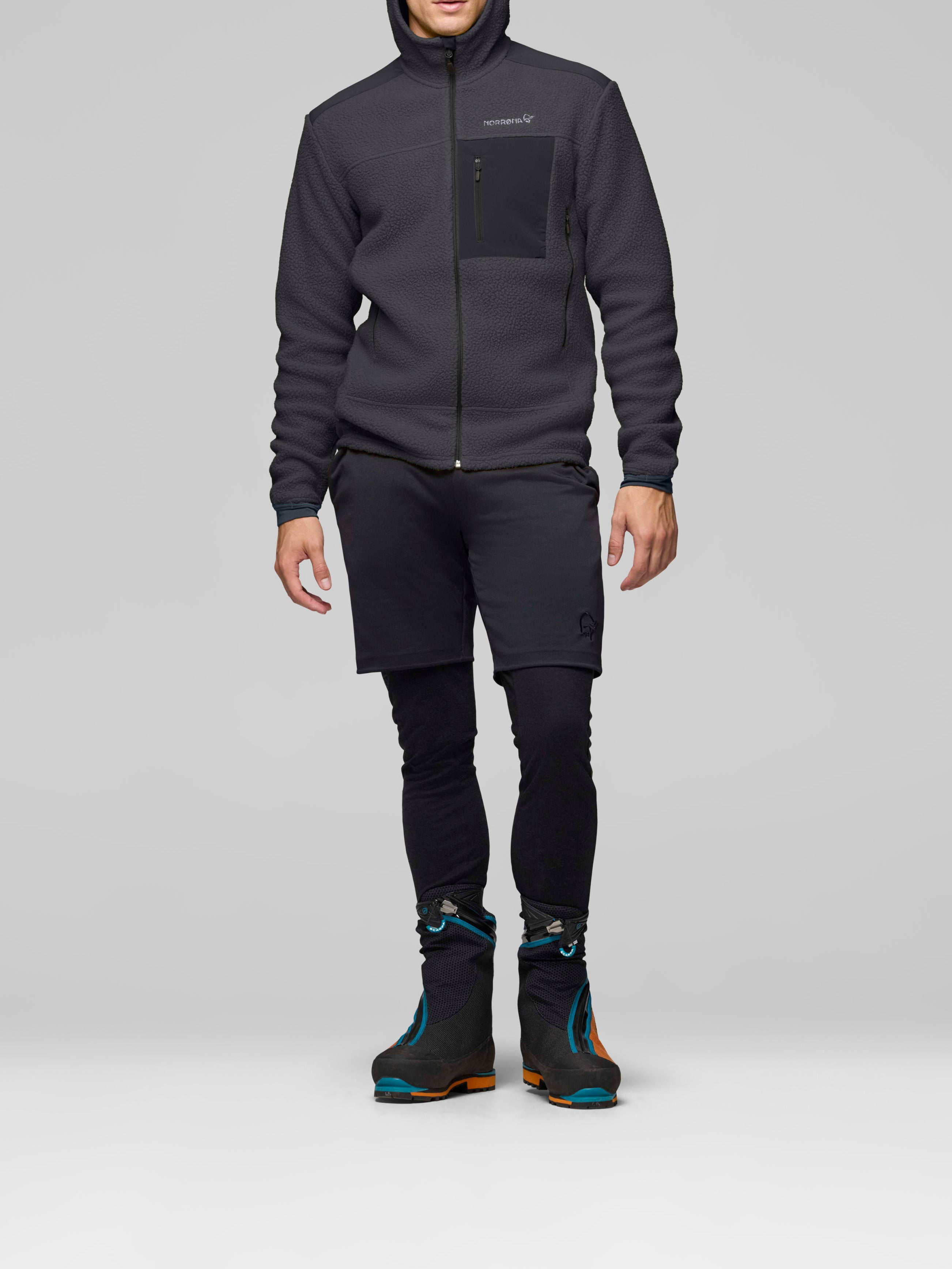 Norrona Men's Trollveggen Warm3 Zip Hood Phantom