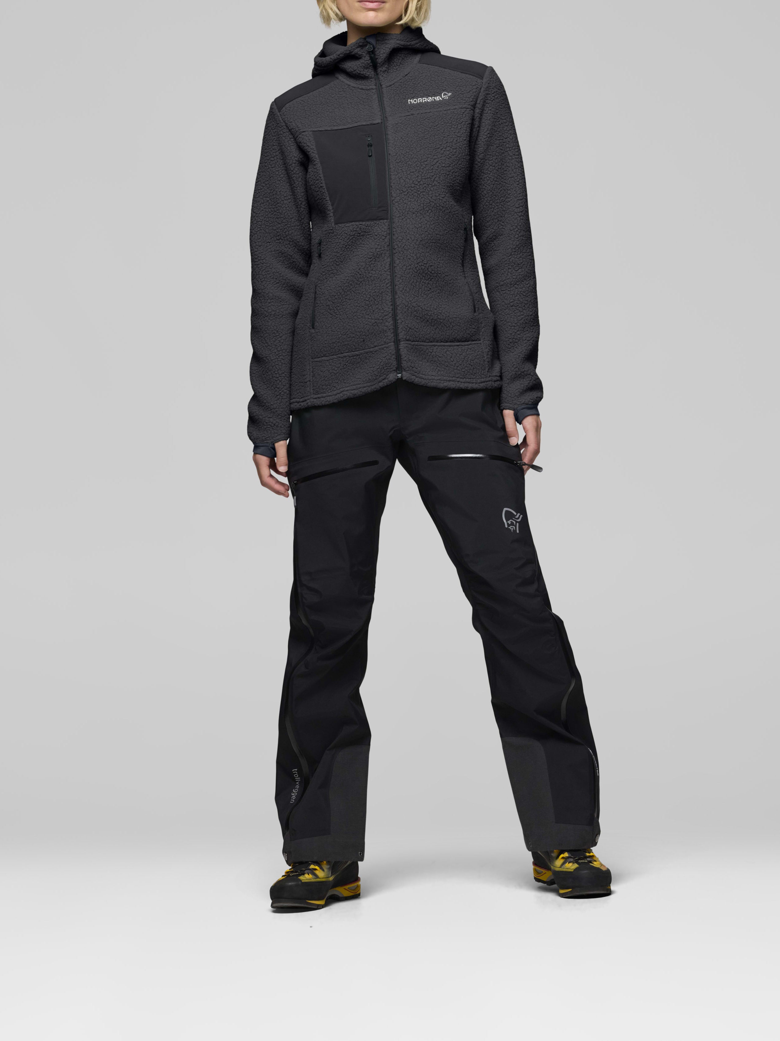 Norrona Women's Trollveggen Warm3 Zip Hood Phantom