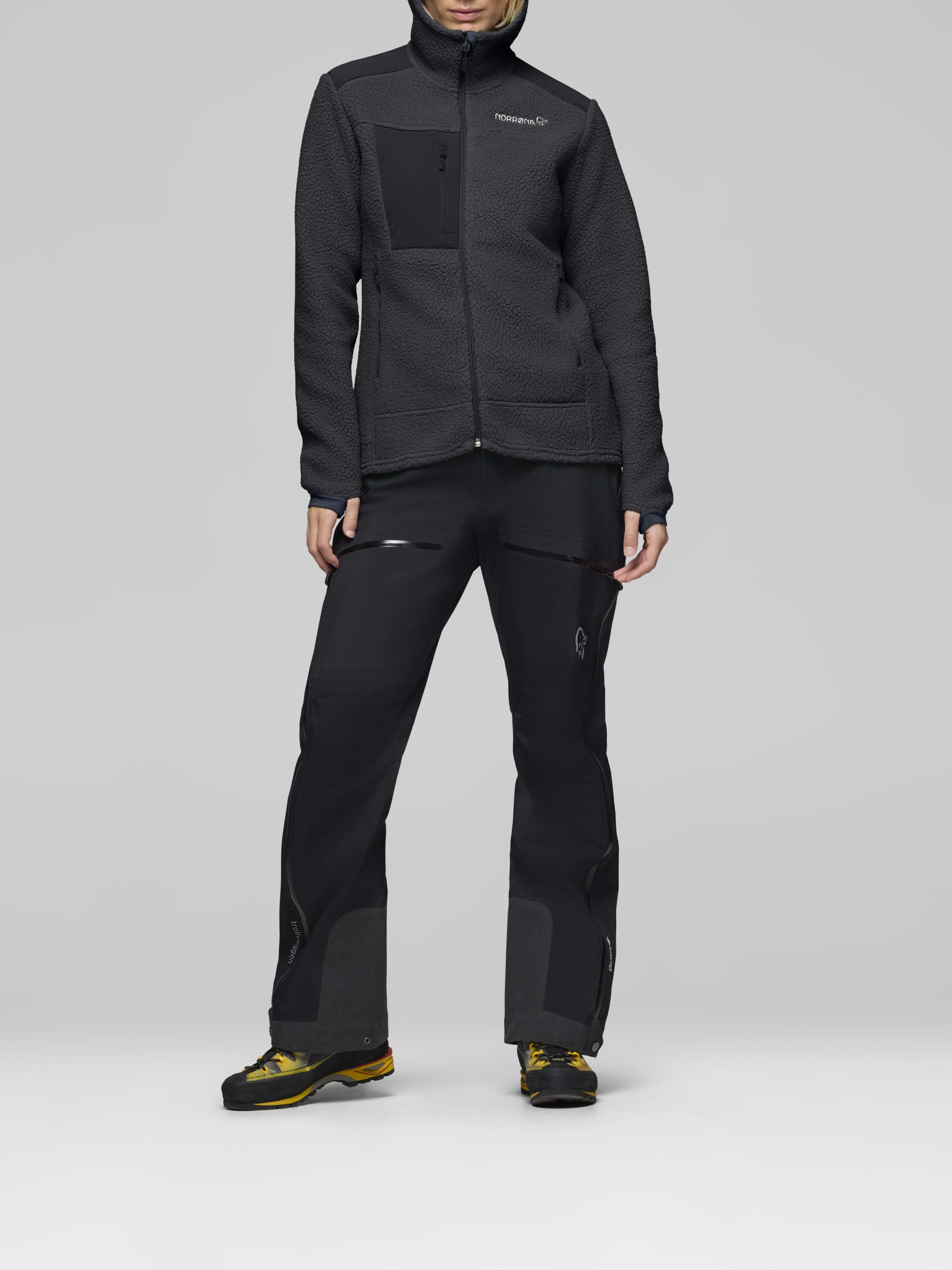 Norrona Women's Trollveggen Warm3 Zip Hood Phantom