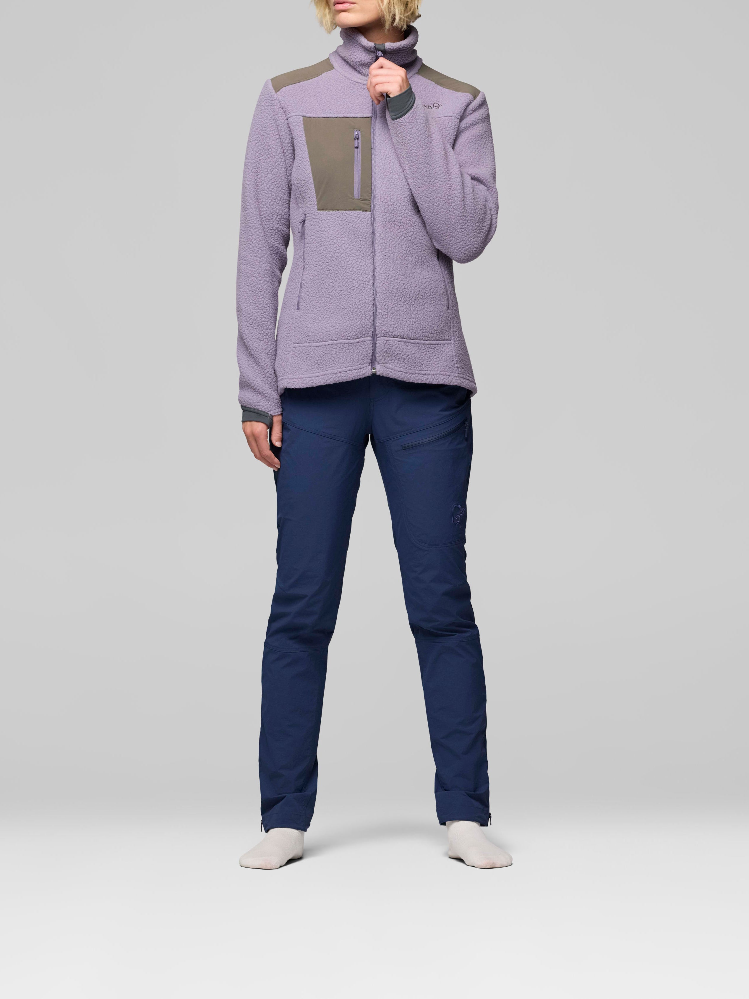 Norrona Women's Trollveggen Warm3 Jacket Purple Sage