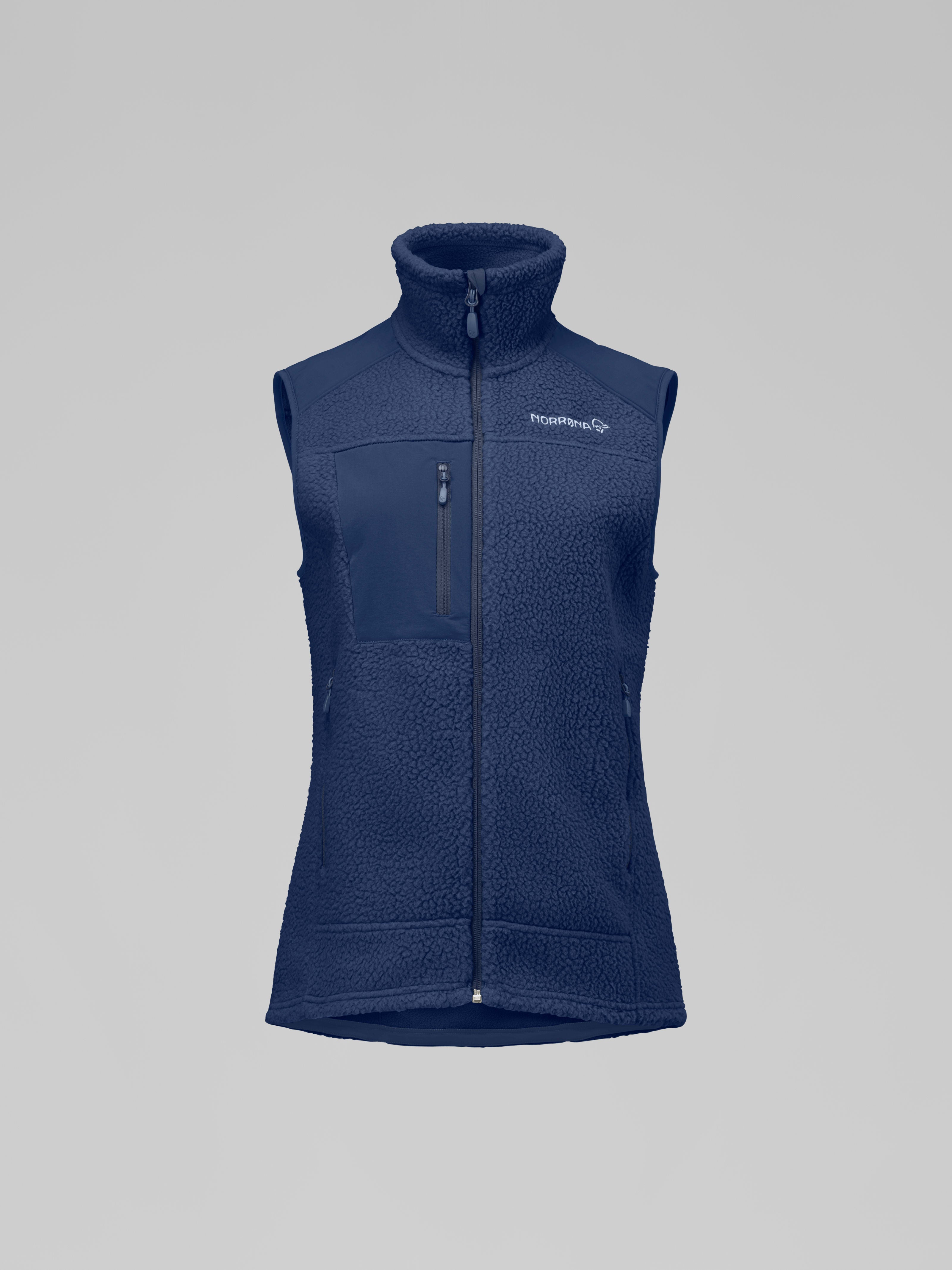 Norrona Women's trollveggen warm3 Vest Indigo Night