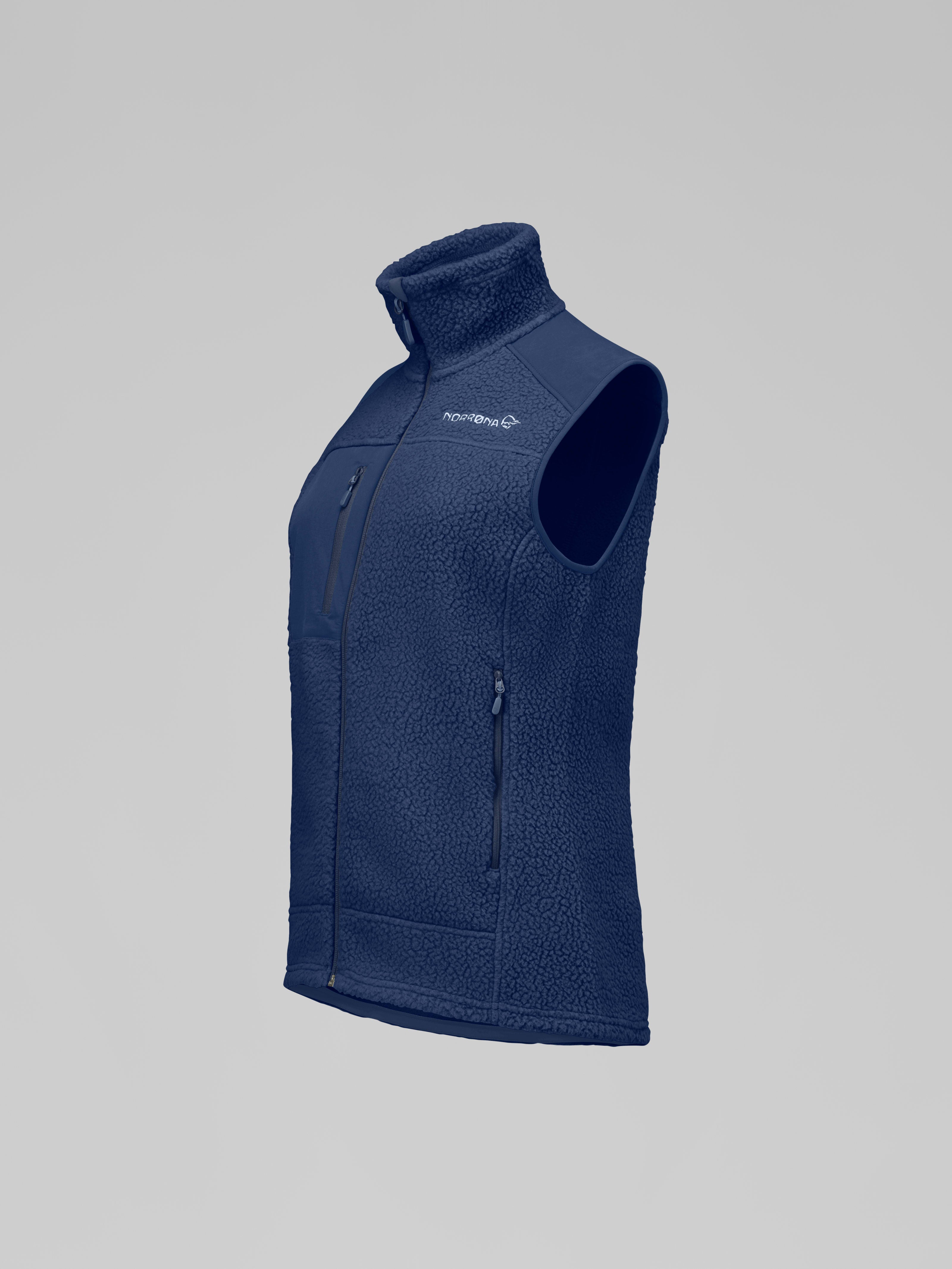 Norrona Women's trollveggen warm3 Vest Indigo Night