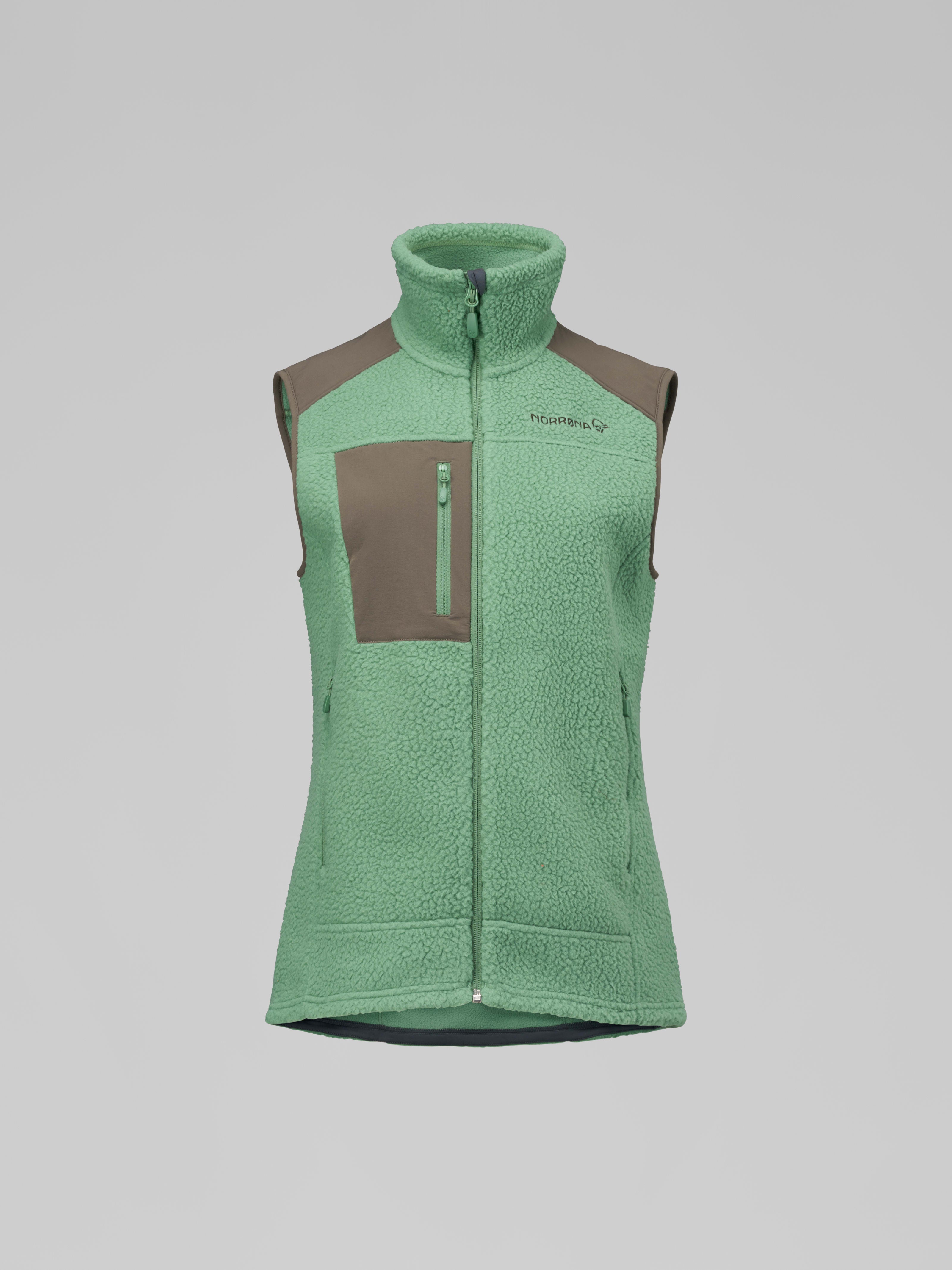 Norrona Women's trollveggen warm3 Vest Dark Ivy